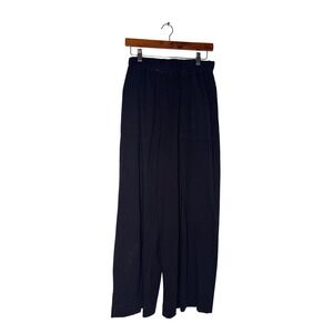FP Beach Black Wide Leg‎ Palazzo Pants Elastic Waist Size M